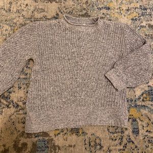 Super soft Caslon grey cable knit sweater